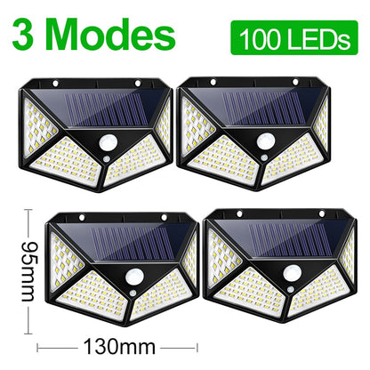 Outdoor Solar Lamp - Motion Sensor Solar Powered Garden Light