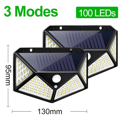 Outdoor Solar Lamp - Motion Sensor Solar Powered Garden Light