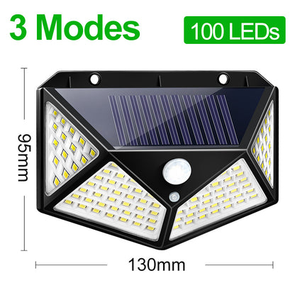 Outdoor Solar Lamp - Motion Sensor Solar Powered Garden Light