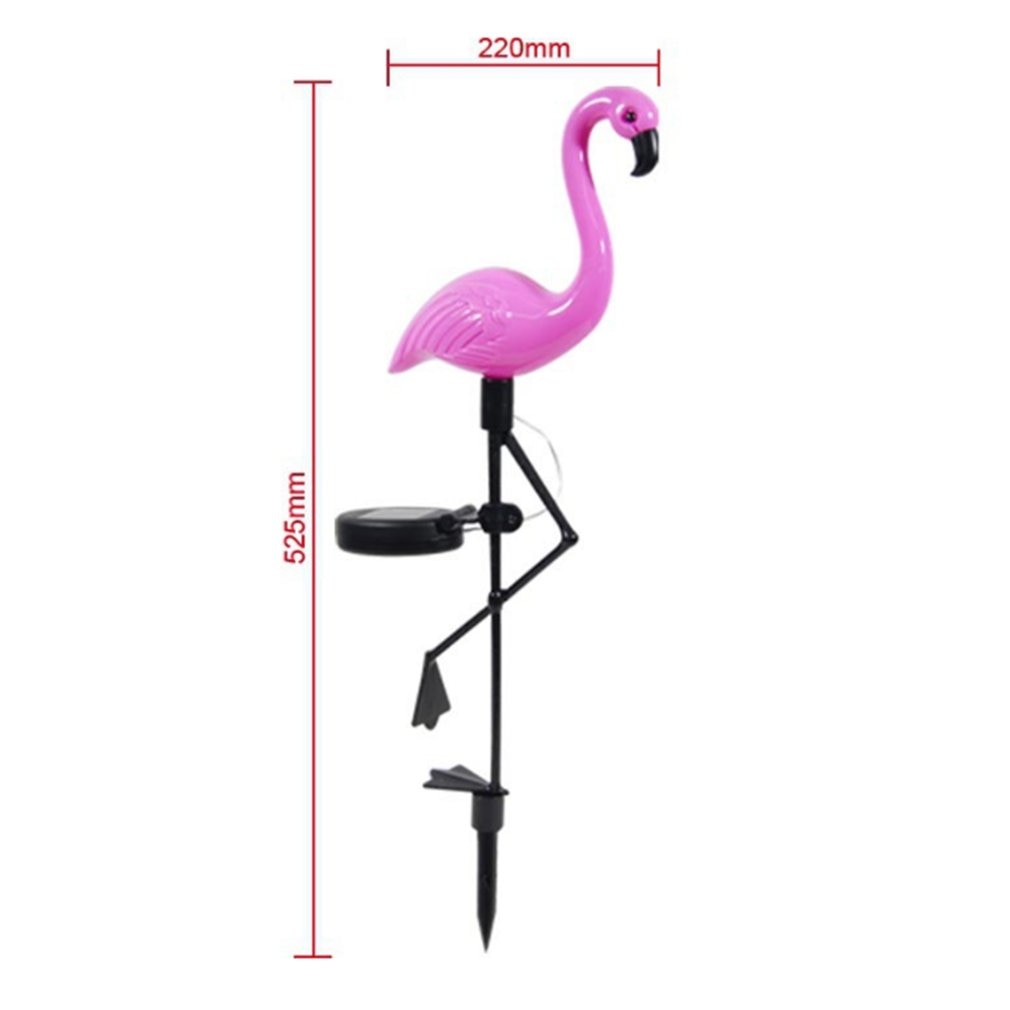 3pcs LED Solar Garden Light Flamingo Lawn Lamp Waterproof Solar Led Lights Outdoor For Garden Decoration Parties