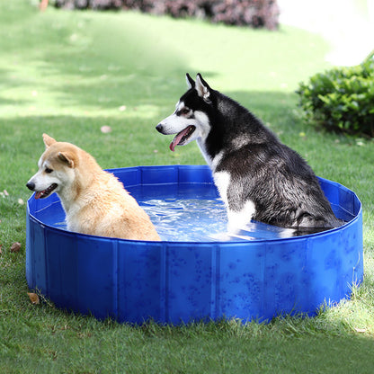 Foldable Dog Pool Pet Bath Swimming Tub Bathtub Outdoor Indoor Collapsible Bathing Pool for Dogs Cats Kids Pool