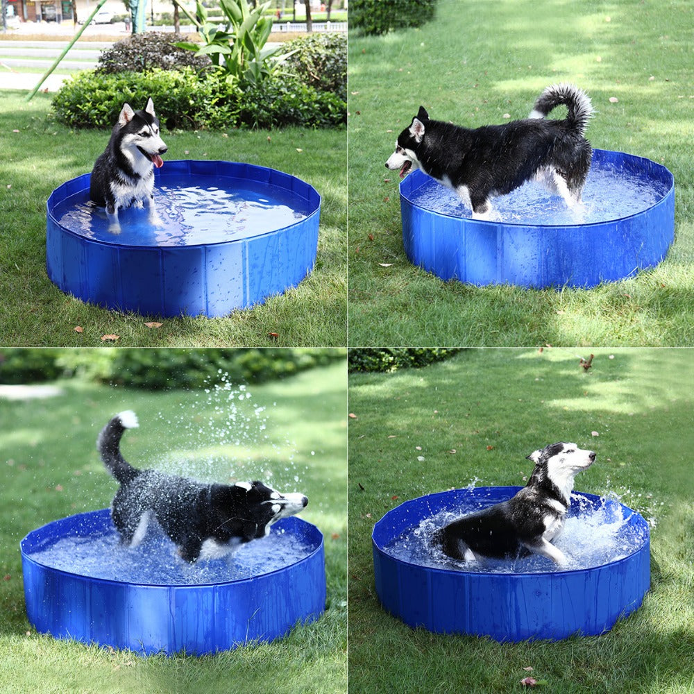 Foldable Dog Pool Pet Bath Swimming Tub Bathtub Outdoor Indoor Collapsible Bathing Pool for Dogs Cats Kids Pool