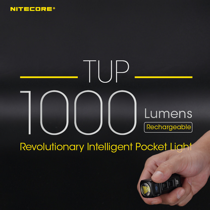 Original NITECORE TUP flashlight portable light Intelligent Pocket Light EDC Compact and Lightweight 1000 LM beam distance 180M